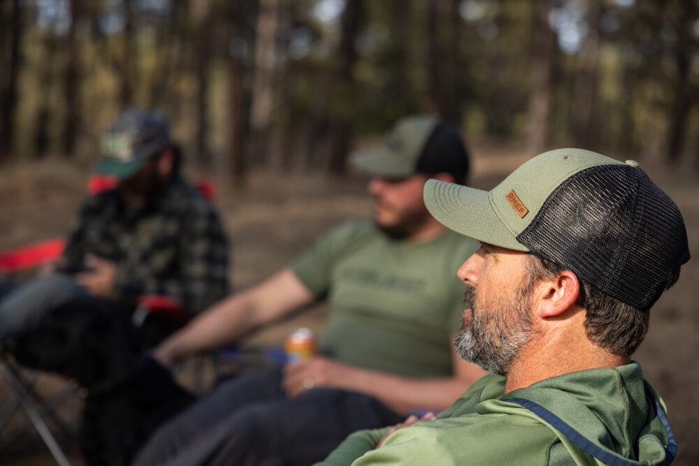 RMEF Leather Patch Cap