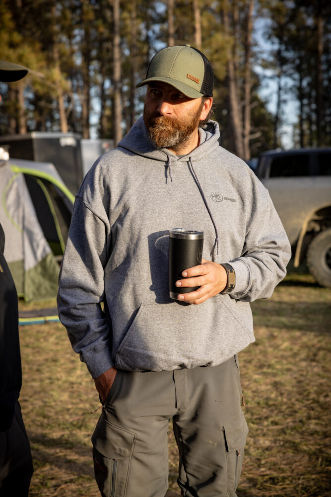 RMEF Leather Patch Cap